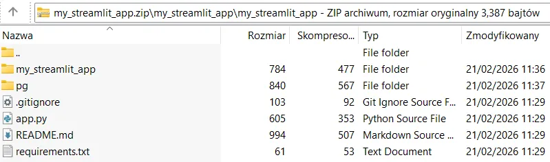 Cookiecutter generated app structure